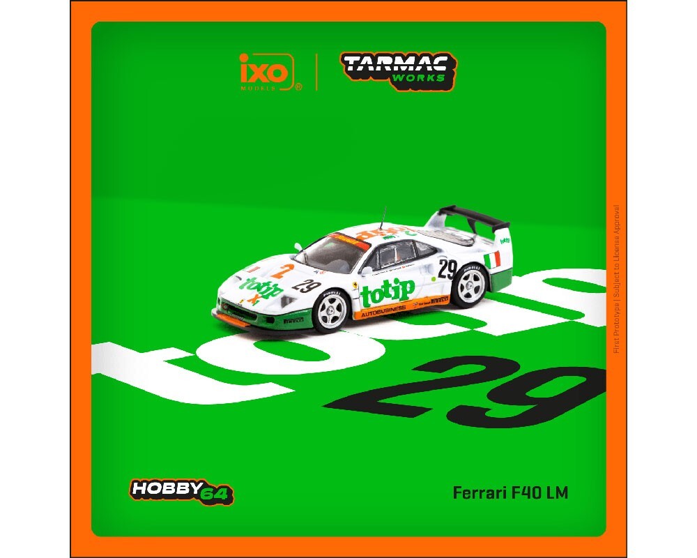 Tarmac Works x ixo 1:64 Ferrari F40 LM #29 24h of Le Mans 1994 | eBay