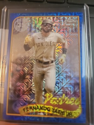  2024 Topps Series 2 Fernando Tatis Jr 35th Anniversary Mojo Refractor-/150
