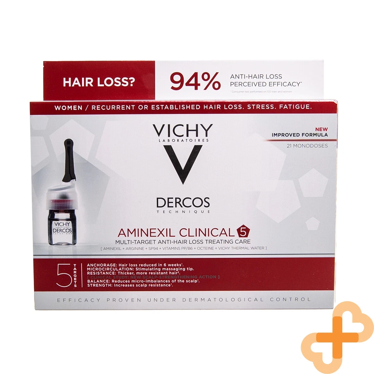 Vichy Dercos Aminexil Clinical Hair Loss Treating Care Women Ampoules 21x6ml
Opens in a new window o