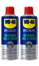 2 x WD-40 Specialist Motorcycle Motorbike Wax & Polish Carnauba 400ml
