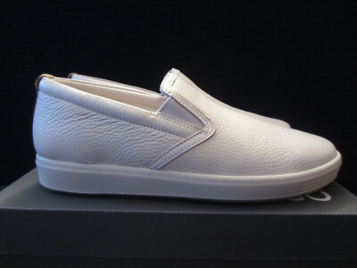 ecco Lynx, Soft 7 W Damen Slipper Schwarz, Weiß Gr.38, 42. NEU!