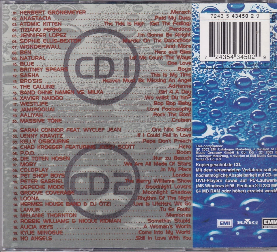 Best Of 2002 - Anastacia, No Angels, Alica Keys u.a. -Doppel-CD-524- near mint - Bild 2 von 2