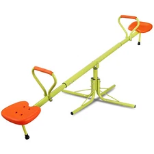 Kids Seesaw Swivel Teeter 360 Degrees Rotating Playground Equipment Fun Toy Set
