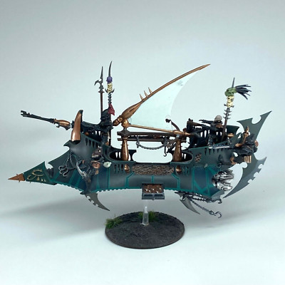 Drukhari Ravager Schiff Dark Eldar - bemalt - Warhammer 40K Games Workshop (5)