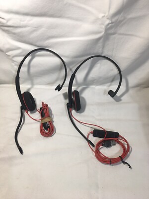 2 Plantronics (Poly) Blackwire C3210 Headset USB Microphone 1 On-Ear Headphone L