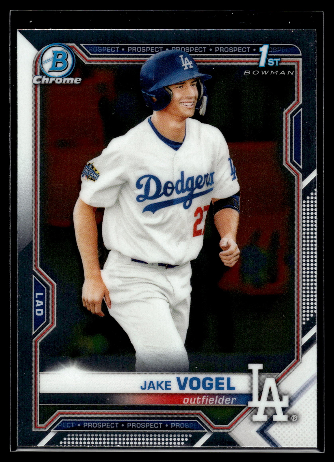 Jake Vogel 2021 Bowman Chrome Prospect 1st Bowman Card  #BCP-59