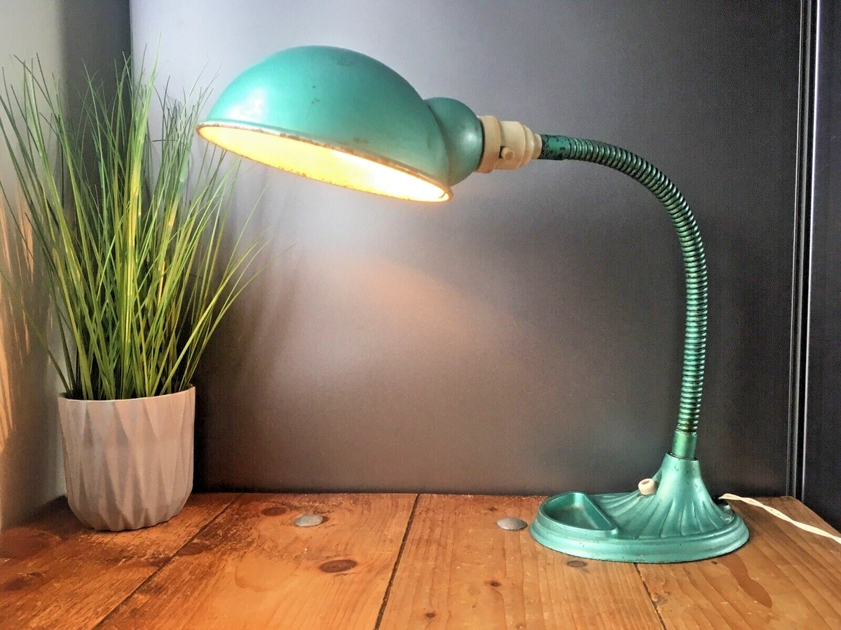 Art deco green deals lamp