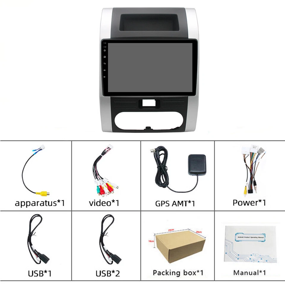 Radio estéreo inalámbrica Carplay para automóvil 4-64G Android13 para Nissan X-Trail 2007-13 T31 Foto 4 de 4