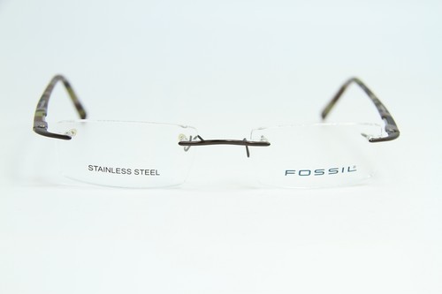 FOSSIL OF 1121 Stainless Steel Eyeglasses Optical Frame17-12 - Picture 2 of 5
