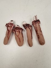 Severed Fingers Halloween Scary Realistic Fake Prop