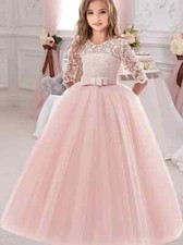 Flower Girl's Boutique look Wedding Pageant Girl Dress Formal Dress size 7/8