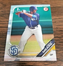 JOSHUA MEARS 2019 1st Bowman Draft #BD-180 SAN DIEGO PADRES (FIRST ROOKIE BASE)