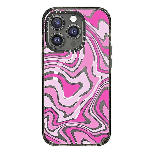 CASETiFY - Impact Case mit MagSafe für Apple iPhone 15 Pro - Pink Swirls - Bild 1 von 2