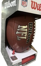 Wilson WTF1360 TDJ Junior Leather Game Brown Football for sale