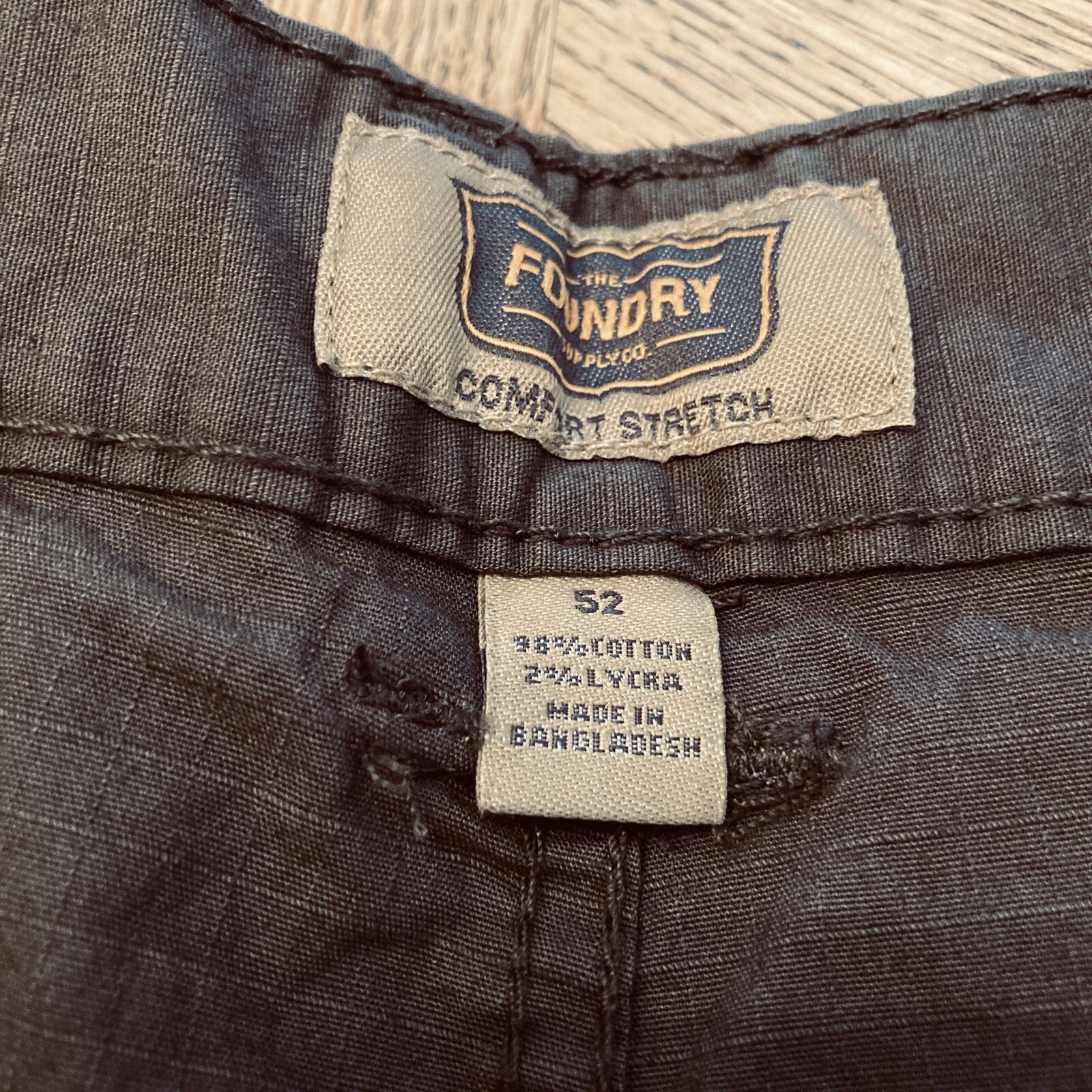 NWT Foundry Men's Brown Cargo Shorts Size 52 Waist 9 Inch Inseam Comfort Stretch eBay