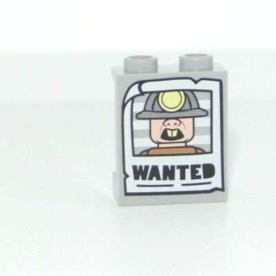 Lego Incredibles 2: Schild 1 x 2 x 2 Wanted Poster Ref. 87552pb048 - Set 10760