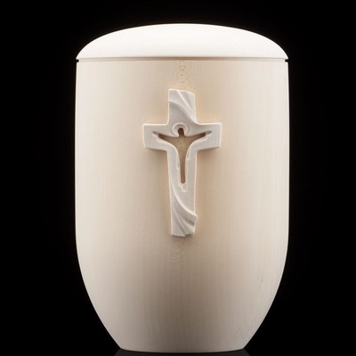 Wood Cremation Urn Made in Italy Urns Ash Holder Memorial Urn FULL SIZE TURNED