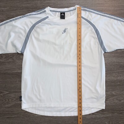 Vtg Y2K Adidas David Beckham Predator Dragon Embroidered White