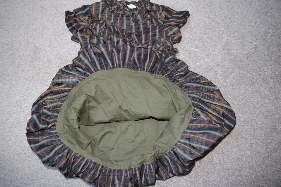 SALE  Jottum dress Sannelux 116 / 6 yrs brown/green good cond party birthday  - Image 3 of 4