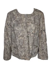 Molly & Max Woman's Sz XL Multi Color Snake Look Suit Separate Jacket B51