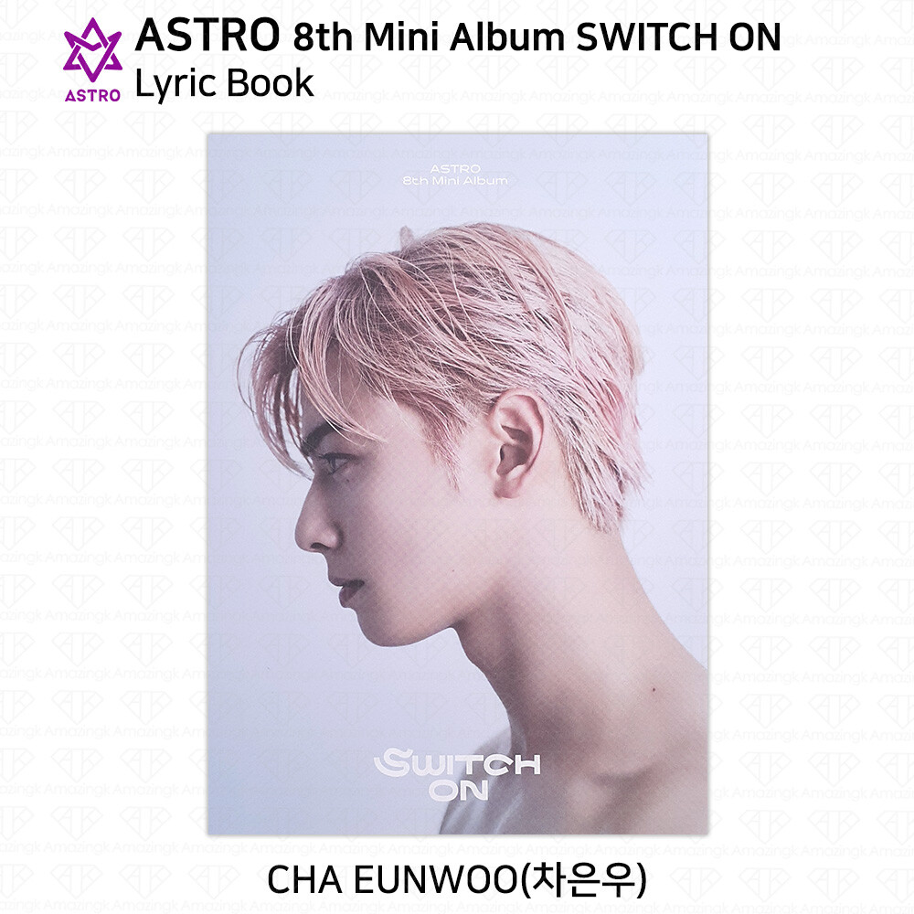ASTRO 8th Mini Album Switch On Lyric Book Sticker Postcard KPOP K