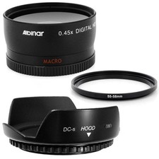 55mm Lens Hood Flower Petal,Wide Angle Lens for Sony Alpha SLT A55 A390 A560 NEW