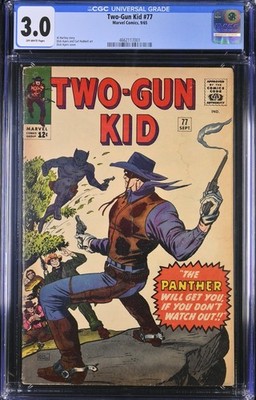 Two-Gun Kid #77 Marvel Comics 1965 CGC 3.0 Black Panther prototype character 