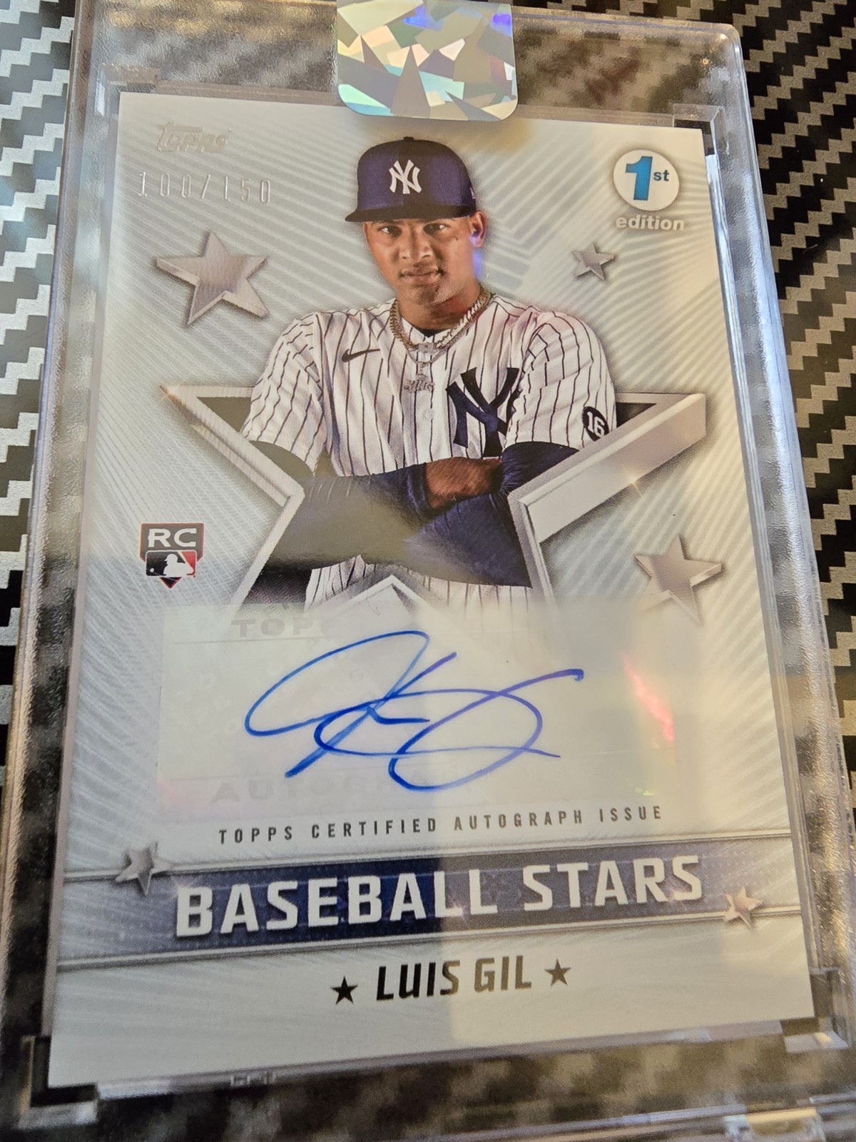 2022 Topps Series 1 Baseball Stars Luis Gil Autograph RC #BSA-LG /150