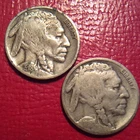 1918-P-S BUFFALO NICKEL  E-21 2 FEATHER VARIETY