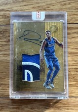 Dennis Smith Jr. 2017-18 Panini Opulence 3 color Patch RC Autograph Auto #d 5/79