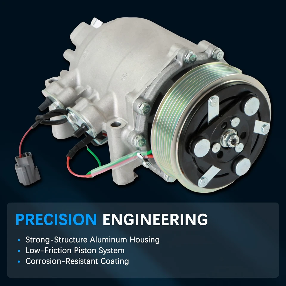 AC Air Compressor For 2004 2005 2006 2007 2008 Acura TSX CO 10849T 3016770 - Image 3 of 4