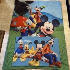 Edredón edredón Disney Goofy*Mickey Mouse*Pato Donald cama para niños pequeños 42x58"