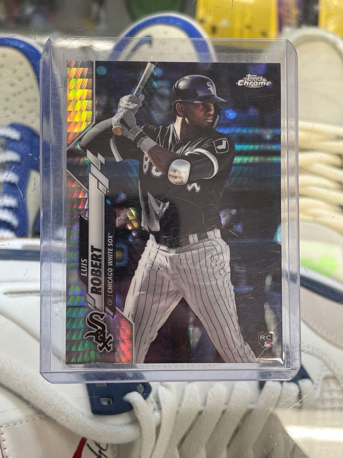 2020 TOPPS CHROME #60 WHITE SOX LUIS ROBERT RC PRISM REFRACTOR RARE INVEST