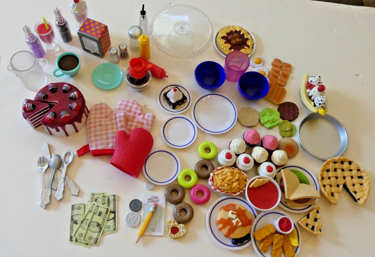 Our Generation by Battat Doll Retro Diner Food & Accessories