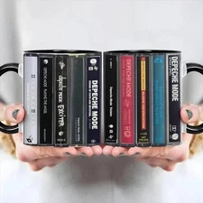 Depeche Mode Albums Cassette Collection Retro Coffee Tea Mug, Gift Cup, 11oz Mug