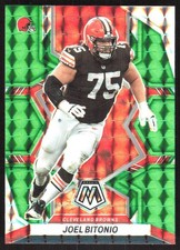 10112J 2022 Panini Mosaic #225 Joel Bitonio Mosaic Green