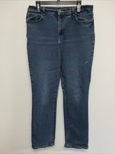 Lee Relaxed Fit Jeans Women s 16 Long Blue