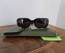 WOMEN'S New Longchamp Black Sunglasses Grey Lenses