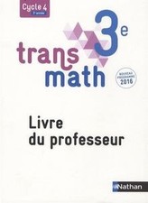 Transmath 3e : Livre du professeur | Livre | état bon