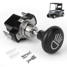 Universal Golf Cart Light Switch, Push Pull Headlight Switch Button 1 PCS