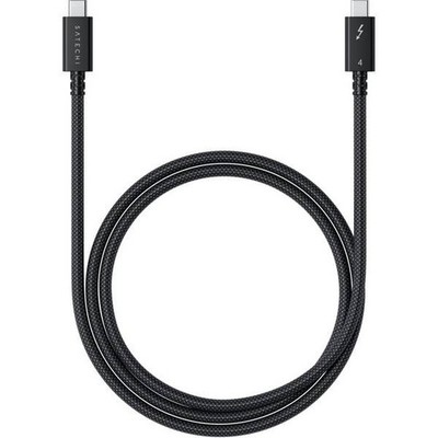 Satechi ST-YTB100K Thunderbolt  Thunderbolt  4 USB-C  1.00m Cable Black,Silver