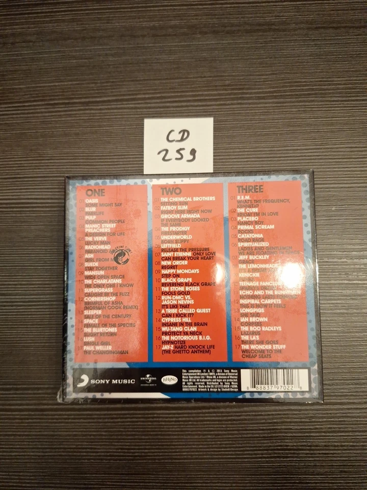 THE 90'S 3 CD'S NEU & OVP RADIOHEAD PRODIGY OASIS BLUR CURE R.E.M NEW ORDER # - Bild 2 von 2