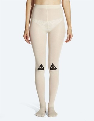 Drop Dead Knee Tights Eyes Womens BMTH Oli Sykes Repented RARE One Size