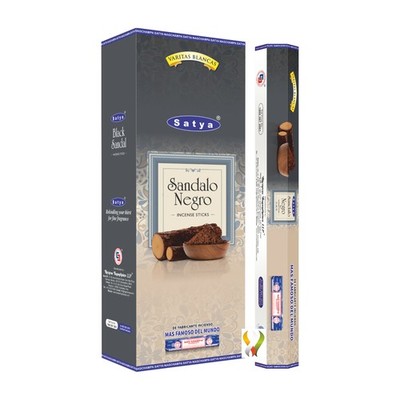Räucherstäbchen schwarz Sandelholz 9 Zoll Harz & Kräutermischung 120 Stück Stäbchen alkoholfrei