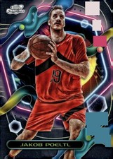 2023-24 Topps Chrome Cosmic #128 Jakob Poeltl