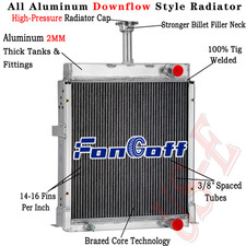 3 Row Radiator For Case IH Tractor 484 485 574 585 685 784 885+ 84524C93 Tractor