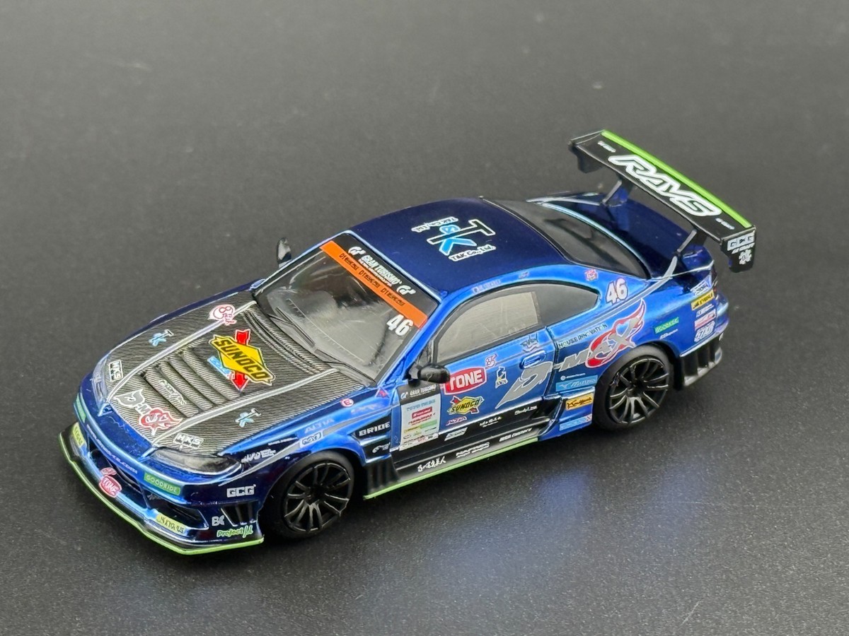 ミニGT 日産シルビア S15 D-MAX RACING #70 #46 D-MAX / MINI GT 1/64 Nissan シルビア S15 D-MAX RACING 2023 #70