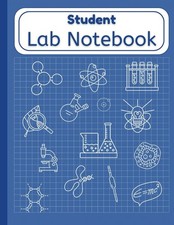 Student Lab Notebook: Laboratory Quad Ruled Science Book With Numbered Grid Page