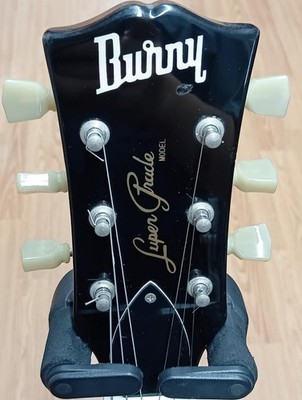 BURNY LSD-55N Les Paul type Pink burst Electric Guitar Used From