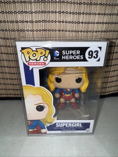 Funko Pop! DC Super Heroes SuperGirl #93 Vinyl Figure Super Girl W/Protector